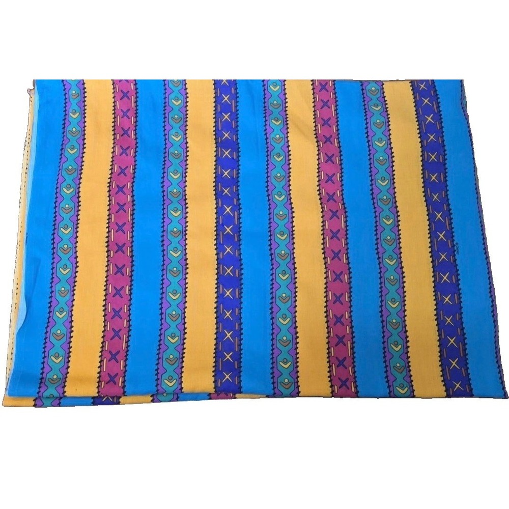 Vintage Disney Pocahontas Twin Flat Sheet Only- 1995 USA Cotton Blend